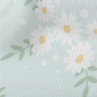Elegant White Daisy Terry