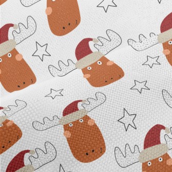 Cartoon Christmas Elk Performance Linen