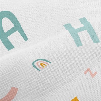 Colorful Alphabet Graffiti Performance Linen