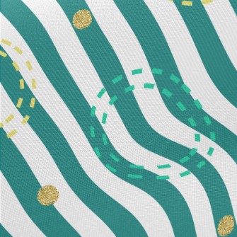 Colored Dotted Circles Twill