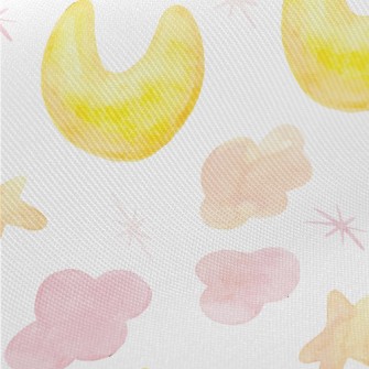 Children&#39;s Watercolor Star Twill