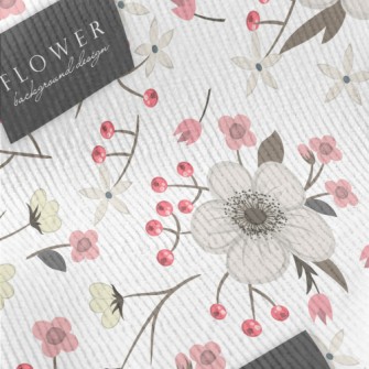 Hand Drawn Japanese Cherry Blo Standard Corduroy