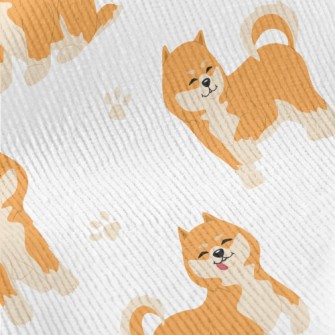 Cute Shiba Inu With Tongue Out Standard Corduroy