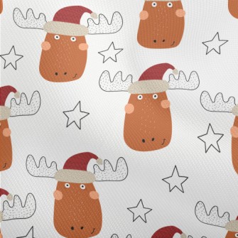Cartoon Christmas Elk Dobby