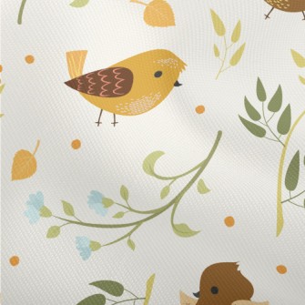 Sparrows And Flowers Dobby