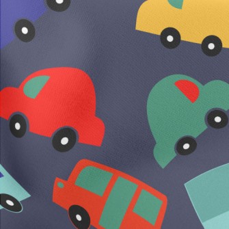 Cartoon Colorful Cars Stretch Ponte