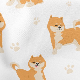 Cute Shiba Inu With Tongue Out Stretch Ponte