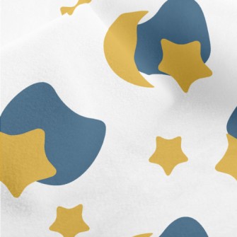 Cute Stars And Moon Micro Fleece