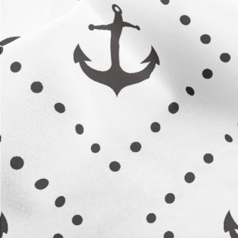 Simple Anchor Rhombus Micro Fleece