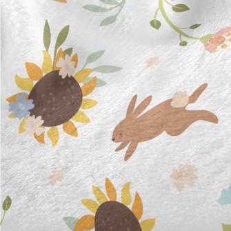 The Hare And The Sunflower Minky