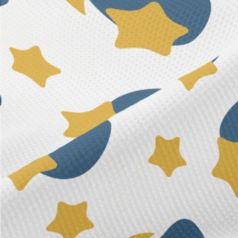 Cute Stars And Moon Piqué