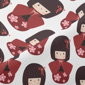 Cute Japanese Girl Piqué