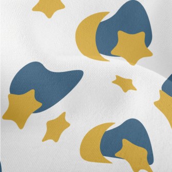 Cute Stars And Moon Lightweight Performance Linen