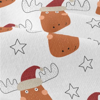 Cartoon Christmas Elk Modern Jersey