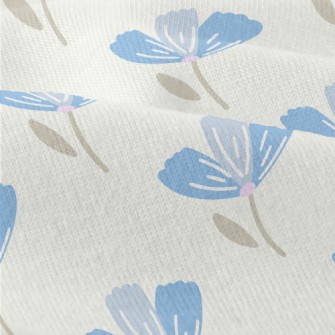 Beautiful Blue Flowers Modern Jersey