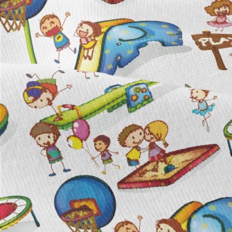 Children Playing In The Park Modern Jersey
