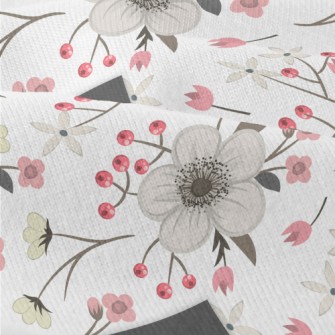 Hand Drawn Japanese Cherry Blo Modern Jersey