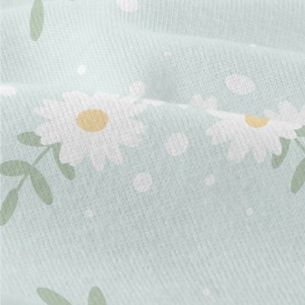 Elegant White Daisy Modern Jersey