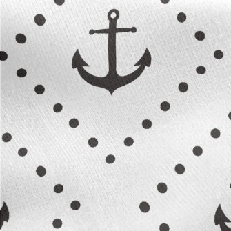 Simple Anchor Rhombus Jersey Backed Fleece