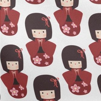 Cute Japanese Girl Pongee