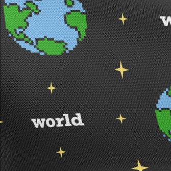 Pixel Wind Earth Pongee