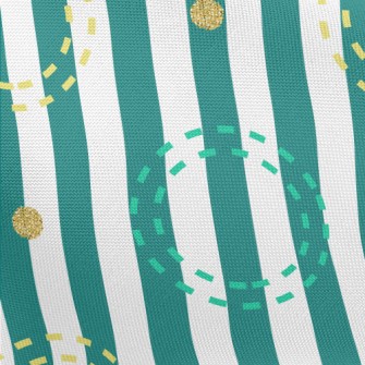 Colored Dotted Circles Pongee
