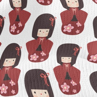 Cute Japanese Girl Stretch Jersey