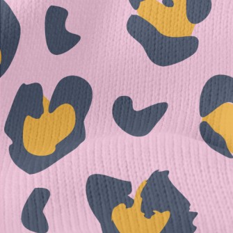 Beautiful Purple Leopard Print Stretch Jersey