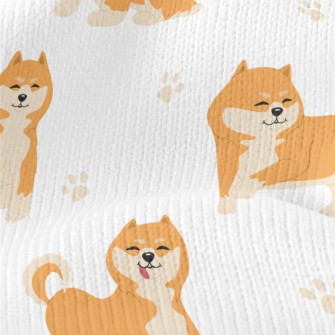 Cute Shiba Inu With Tongue Out Stretch Jersey