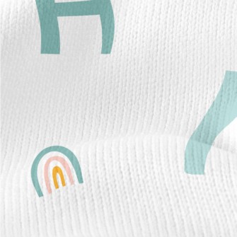 Colorful Alphabet Graffiti Stretch Jersey