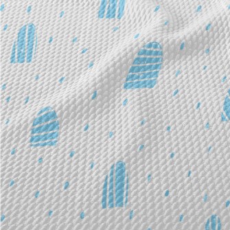 Cut Rectangular Block Birdseye Piqué