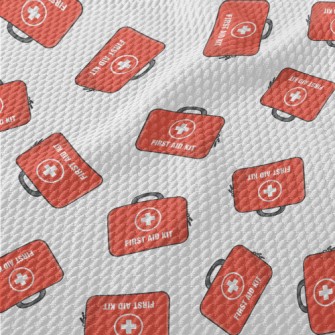 Medical First Aid Kit Birdseye Piqué