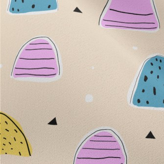 Triangular Blocks Of Different Chiffon