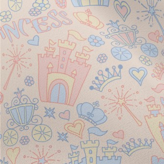 Beautiful Fairytale Castle Chiffon