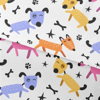 Smiling Puppy Waterproof Oxford