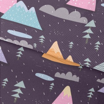 Colorful Lines Mountain Waterproof Oxford