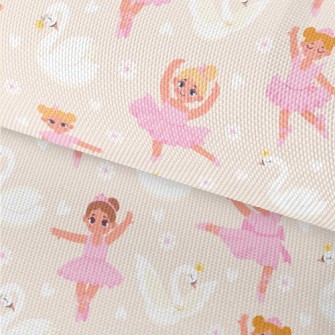 Ballet Girl Dancing Hard Waterproof Oxford