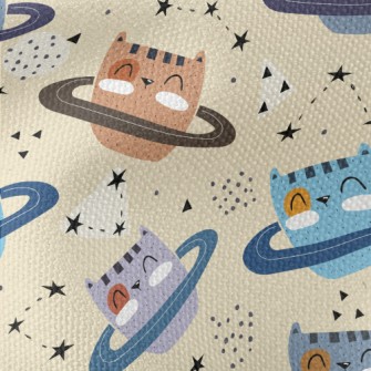 Cat Asteroid Waterproof Canvas