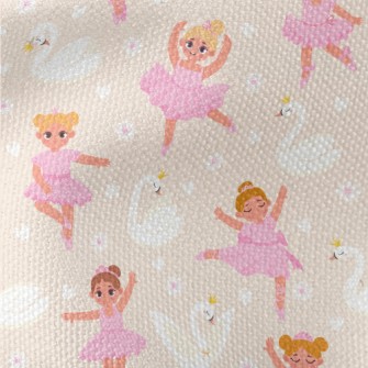 Ballet Girl Dancing Hard Waterproof Canvas