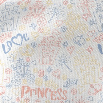 Princess Dream Castle Waterproof Canvas