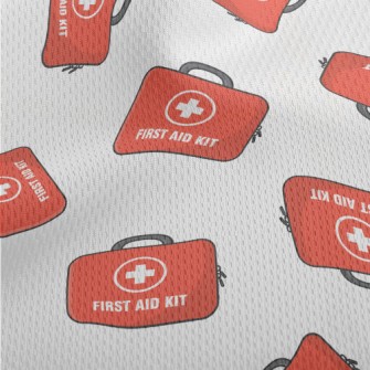 Medical First Aid Kit Athletic Mesh Flat Back