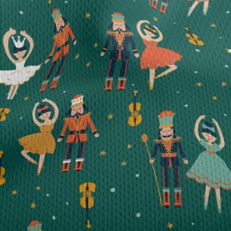 Nutcracker Character Athletic Mesh Flat Back