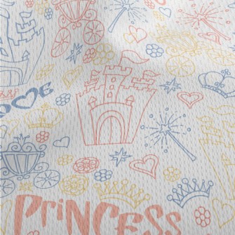 Princess Dream Castle Athletic Mesh Flat Back