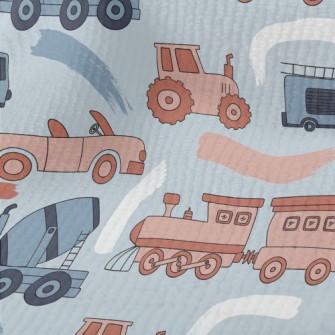 Car Train Cement Truck Terry