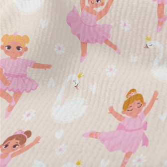 Ballet Girl Dancing Hard Terry