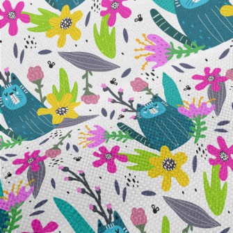 Fun Forest Kitten Performance Linen