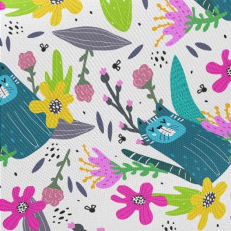 Fun Forest Kitten Twill