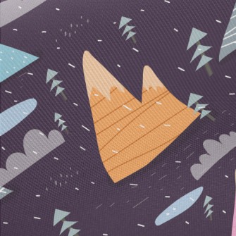 Colorful Lines Mountain Twill