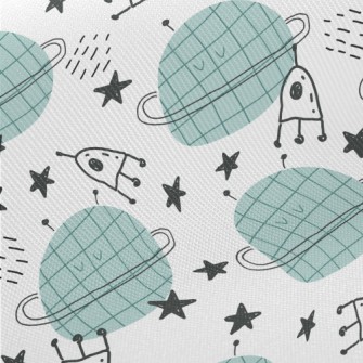 Line Planet Rocket Twill