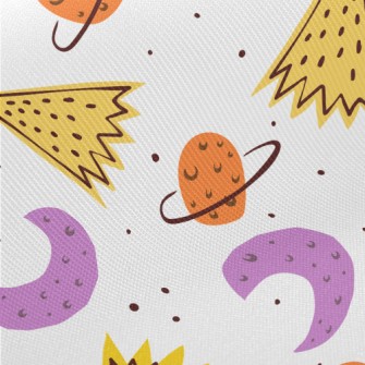 Moon Meteor Planet Twill